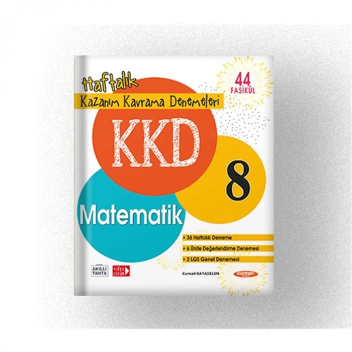 KURMAY KAZANIM KAVRAMA DENEMELERİ 8 MATEMATİK (44 FASİKÜL)