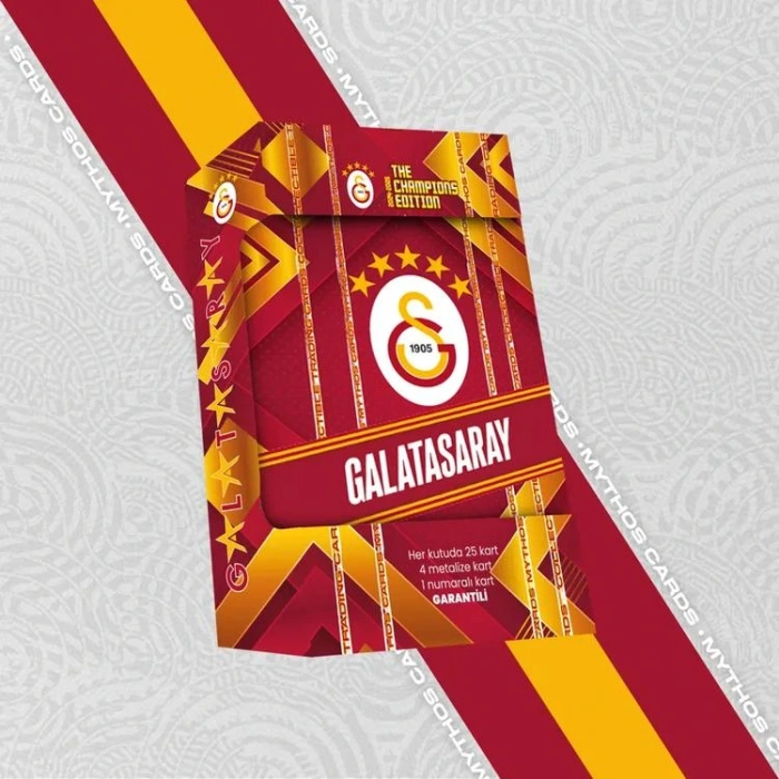 MYTHOS THE CHAMPIONS EDITION GALATASARAY 2024-2025 METAL KUTU FUTBOLCU KARTLARI