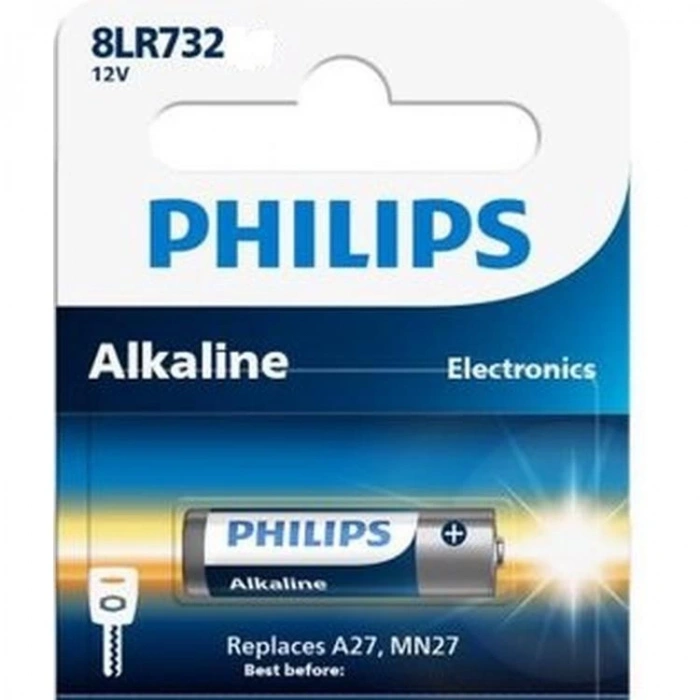 PHILIPS 8LR732 ÖZEL ALKALİN A27/MN27 TEKLİ PİL 12V