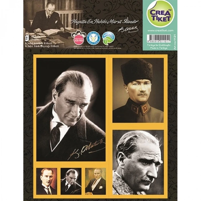 CREA ETİKET  - ATATÜRK & BAYRAK 1121