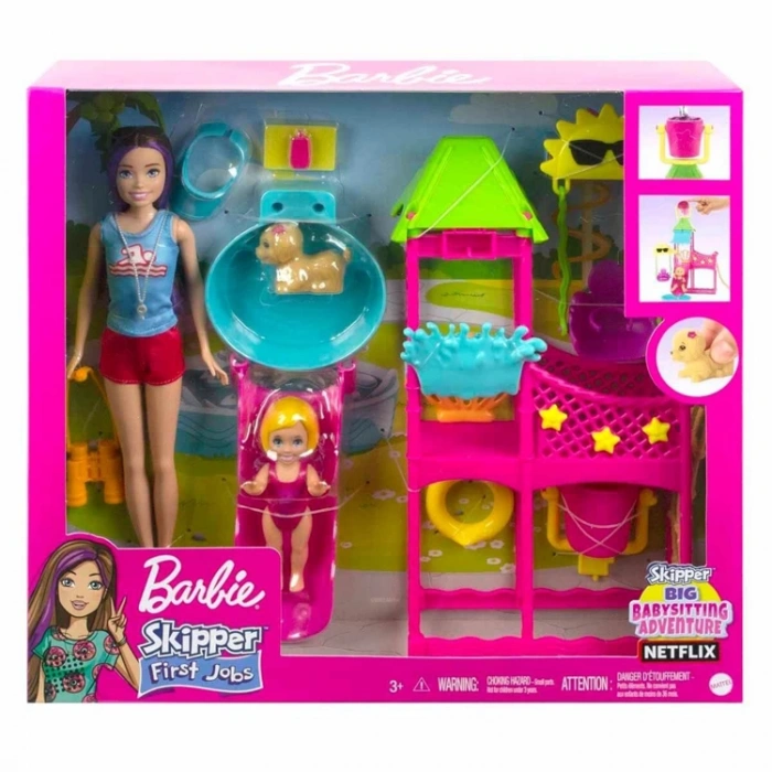 BARBIE HKD80 SKIPPERIN SU PARKI EĞLENCESİ OYUN SETİ