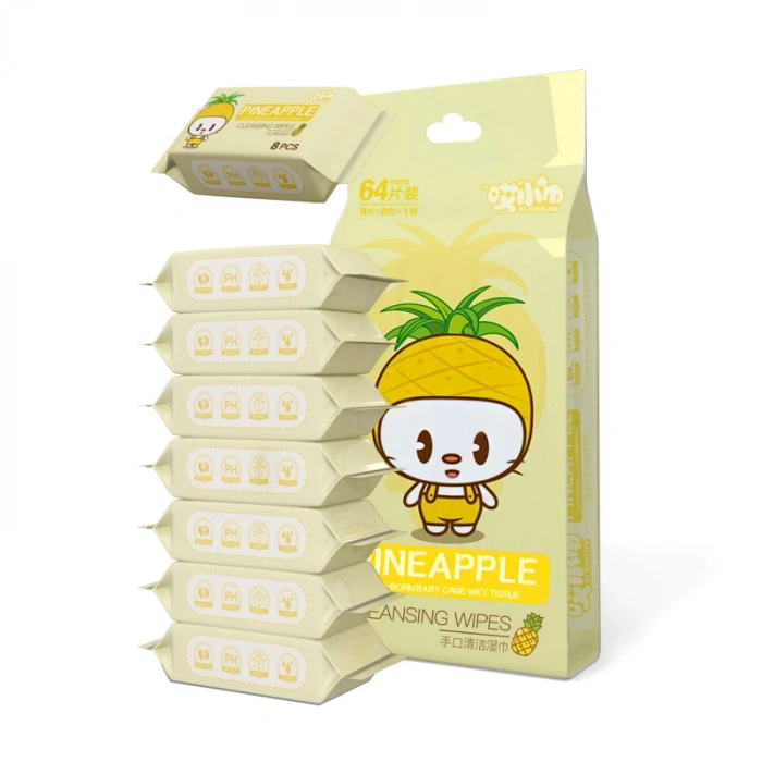 HELVACIOĞLU 9510 CEP TİPİ MİNİ ISLAK MENDİL PAKET  8Lİ