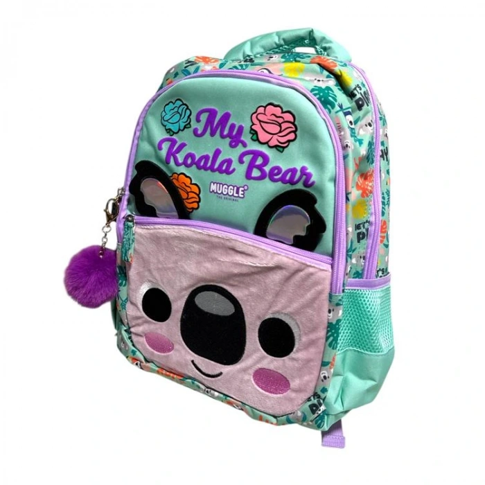 MUGGLE MU-9102 KOALA KOLEKSİYONU 3 BÖLMELİ SIRT ÇANTASI