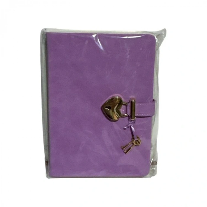 VICTORIAS JOURNALS 1241-1906 HUSH HUSH KİLİTLİ 13x18cm 80gr.160YP.ÇİZGİLİ DEFTER - LİLA