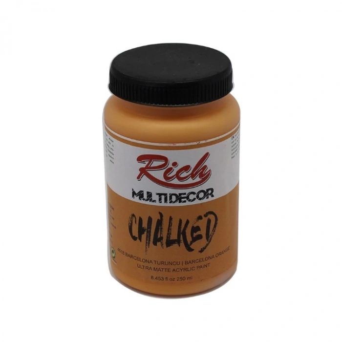 RİCH MDC-250-4518 MULTİ DECOR CHALKED 250 CC BARCELONA TURUNCU