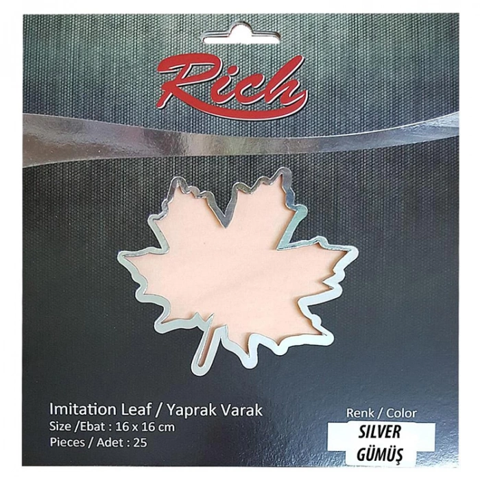 RİCH YPV-025-002 YAPRAK VARAK GÜMÜŞ