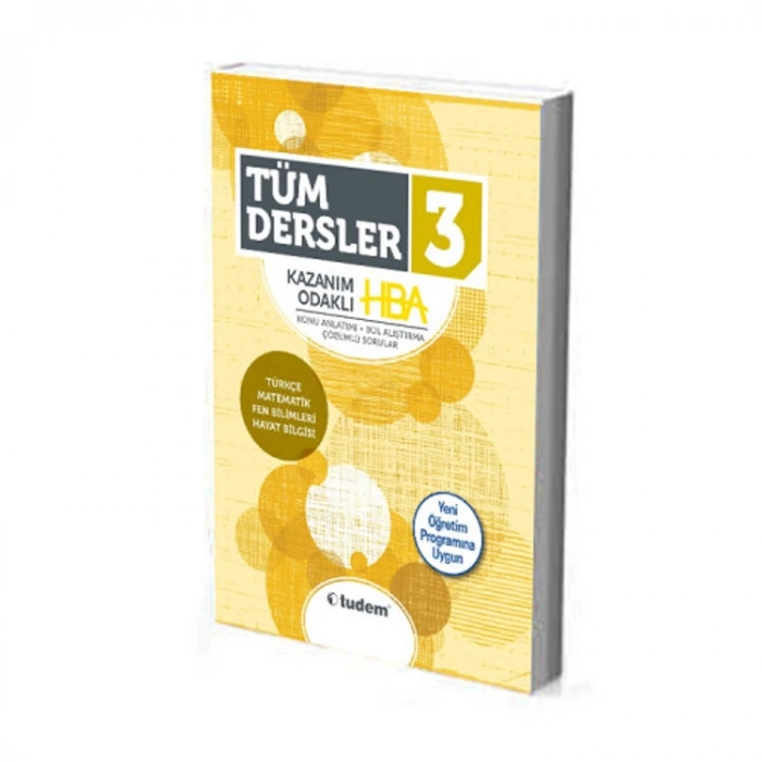 TUDEM 3. SINIF TÜM DERSLER SKAZANIM ODAKLI (HBA))