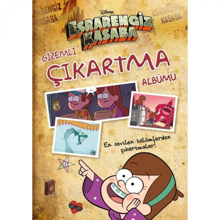 DİSNEY ESRARENGİZ KASABA GİZEMLİ ÇIKARTMA ALBÜMÜ