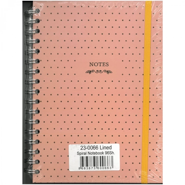 VICTORIAS JOURNALS 0066 NOTES 17x24cm SPİRALLİ SERT KAPAK 90gr. 96YP. ÇİZGİLİ DEFTER