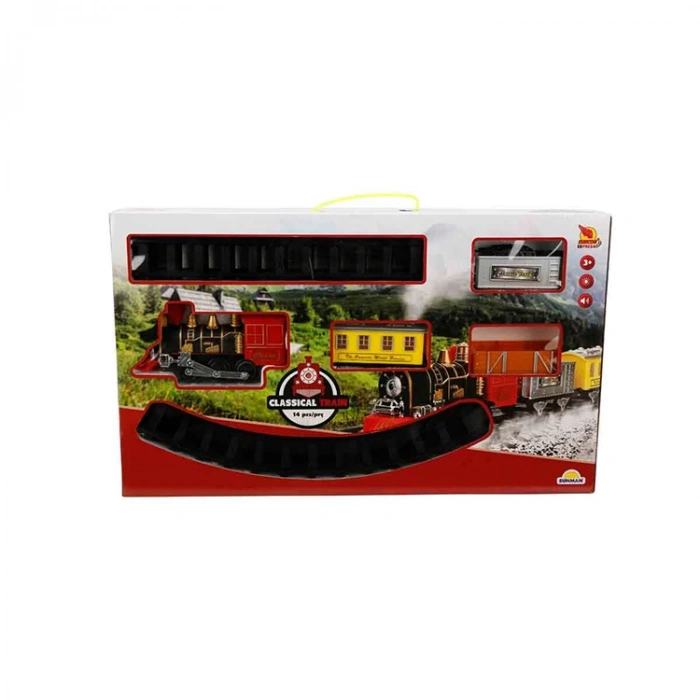 SUNMAN 3016 SUNCON EXPRESS SESLİ VE IŞIKLI KLASİK TREN 14 PARÇA