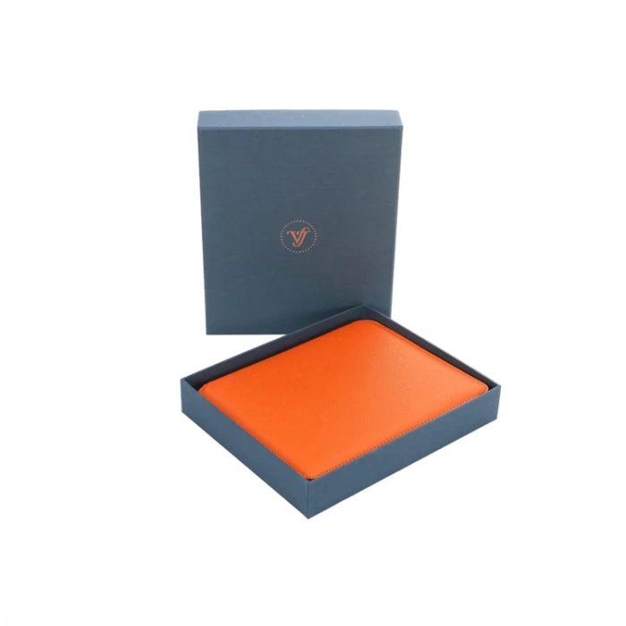 VICTORIAS JOURNALS 7623 KUTULU SMYTH ZIPPER FOLDER ORGANİZER TURUNCU 14.8X21cm  80YP. ÇİZGİLİ DEFTER