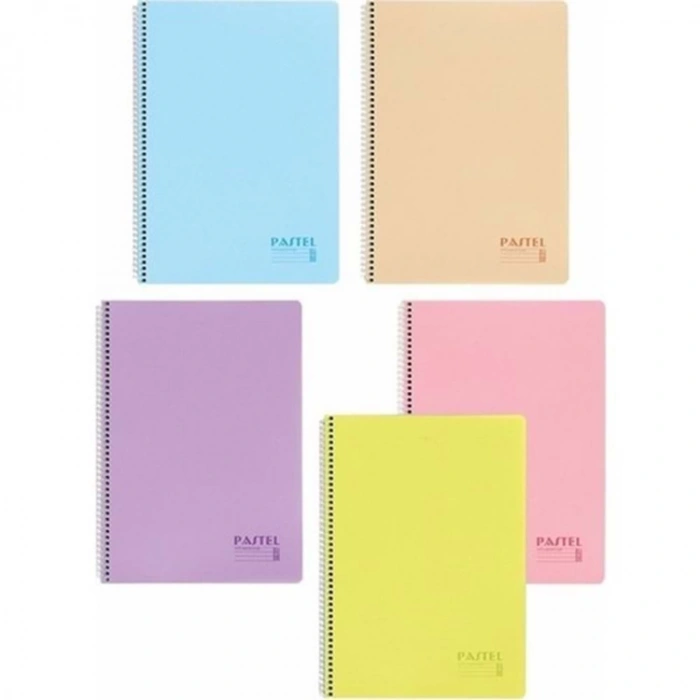 KESKİN PASTEL SHOW PP KAPAK SPİRALLİ DEFTER A4 72 YP. ÇİZGİLİ 324411-99