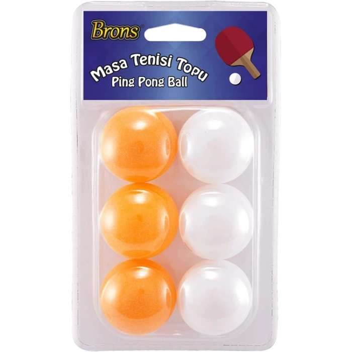 BRONS BR-150 PİNPON TOPU 6I SET