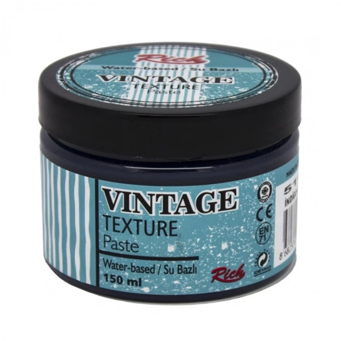 RİCH VNTG-TTP-5102 VİNTAGE TEXTURE PASTE 5102 İNDİGO