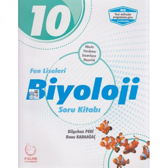 PALME 10.SINIF FEN LİSELERİ BİYOLOJİ SORU KİTABI