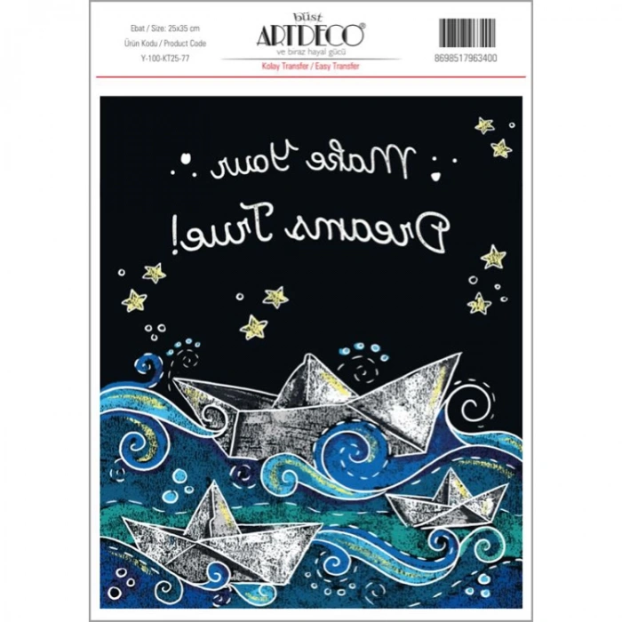 ARTDECO KOLAY TRANSFER 25X35CM DESEN NO:77