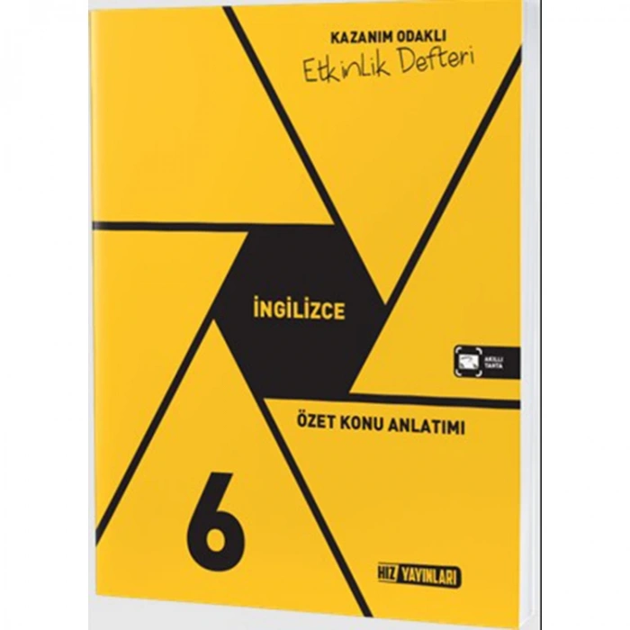 HIZ 6. SINIF İNGİLİZCE KAZANIM ODAKLI ETKİNLİK DEFTERİ - 2022 / 2023