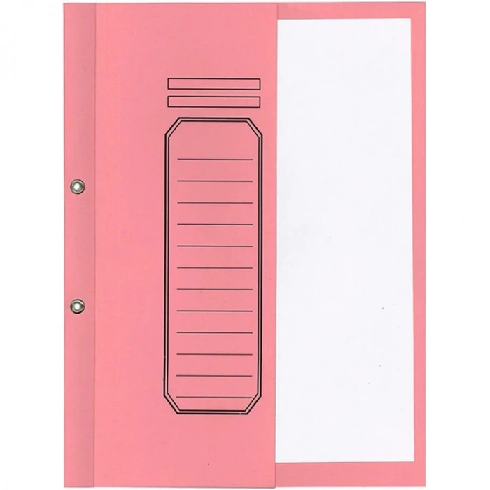 ALEMDAR TELLİ LÜKS YARIM KAPAK PEMBE DOSYA - TEKLİ