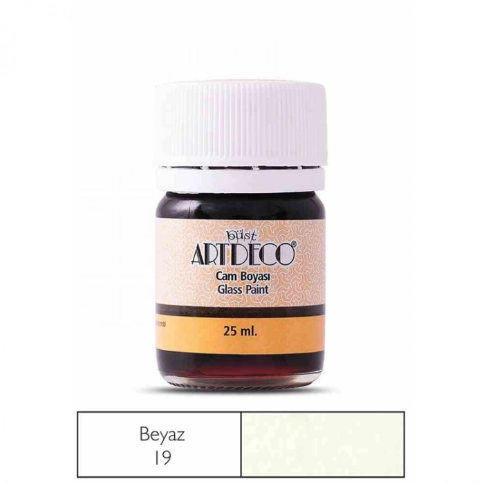 ARTDECO CAM BOYASI 25 ML. BEYAZ  Y-030A-19