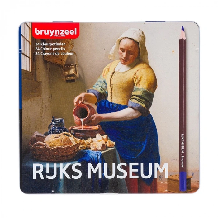 BRUYNZEEL RUKS MUSEUM KURU BOYA KALEM SETİ 24LÜ METAL KUTU - B63012024