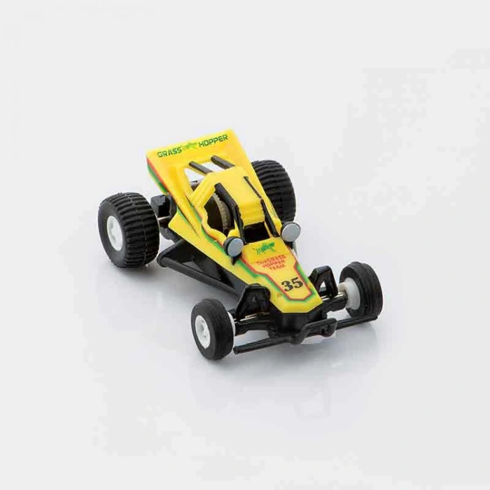 ESHEL MAKET SARI YARIŞ ARABASI 1/75-1/100 2 Lİ