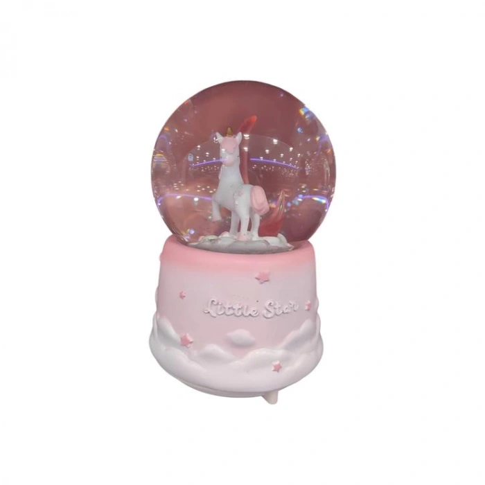 CEREN HDY0453 ORTA BOY HEDİYELİK MÜZİKLİ IŞIKLI ETRAFINDA DÖNEBİLEN KAR ATAN KAR KÜRESİ (PİLLİ) LITTLE STAR