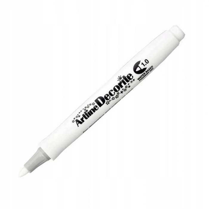 ARTLINE EDF-1 DECORITE 1.0mm YUVARLAK UÇ MARKER WHITE