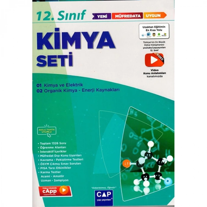 ÇAP YAYINLARI 12.SINIF ANADOLU KİMYA SETİ 2023