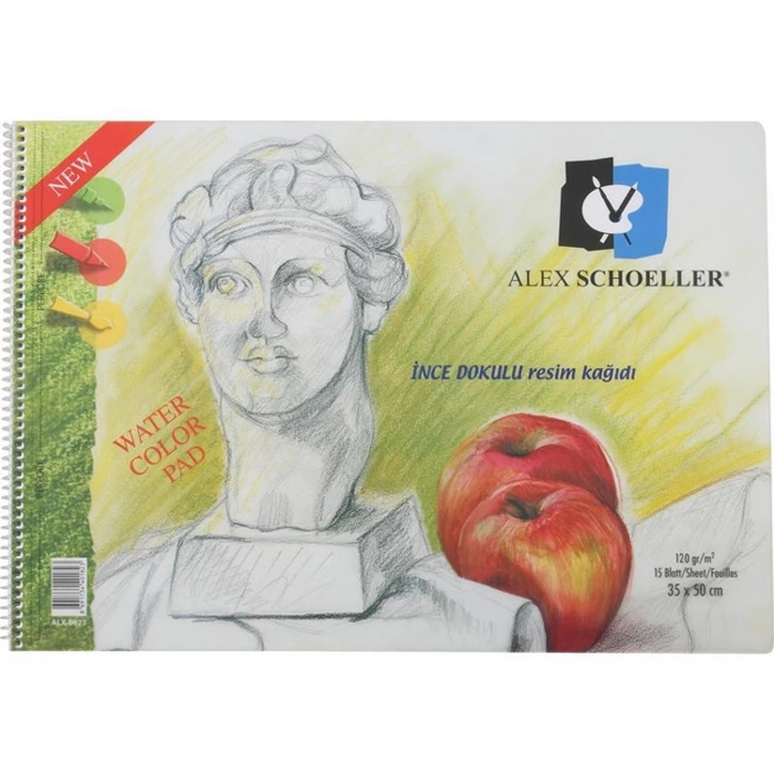 ALEX SCHOELLER KOLEJ SPR. RESİM DEFTERİ 35x50 120g 15syf.