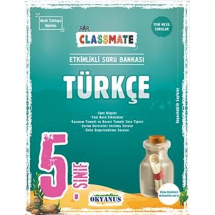 OKYANUS 5. SINIF CLASSMATE TÜRKÇE SORU BANKASI