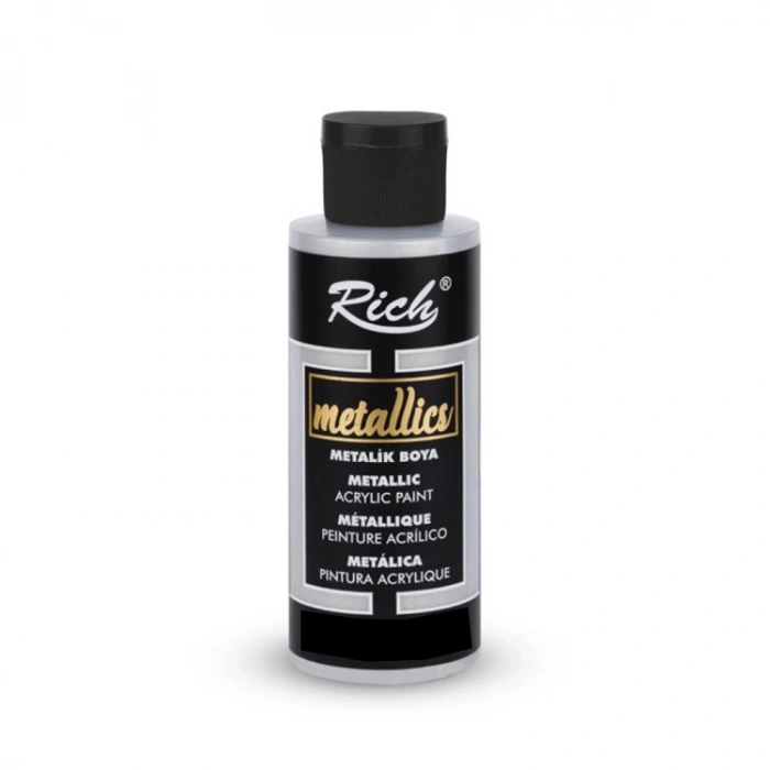 RİCH MET-120-0732 METALİK BOYA 120 CC GÜMÜŞ
