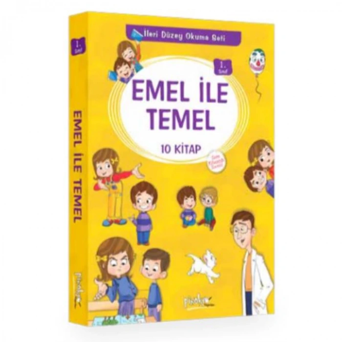 PİNOKYO 1. SINIF EMEL İLE TEMEL SERİSİ - 10 KİTAPLIK SET