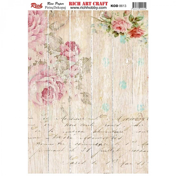 RİCH 8613 PİRİNÇ DEKOPAJ KAĞIDI