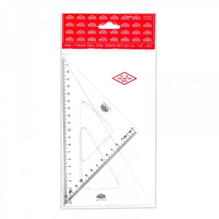 HATAS H0805 TEKNİK OKUL ÖĞRENCİ GÖNYE SETİ 21cm./60-45