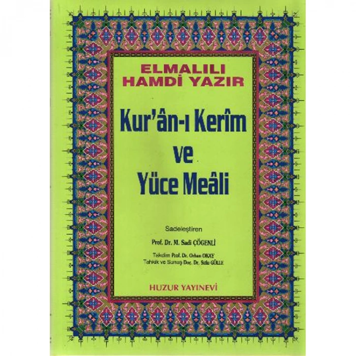 KURANI KERİM YÜCE MEALİ RAHLE BOY