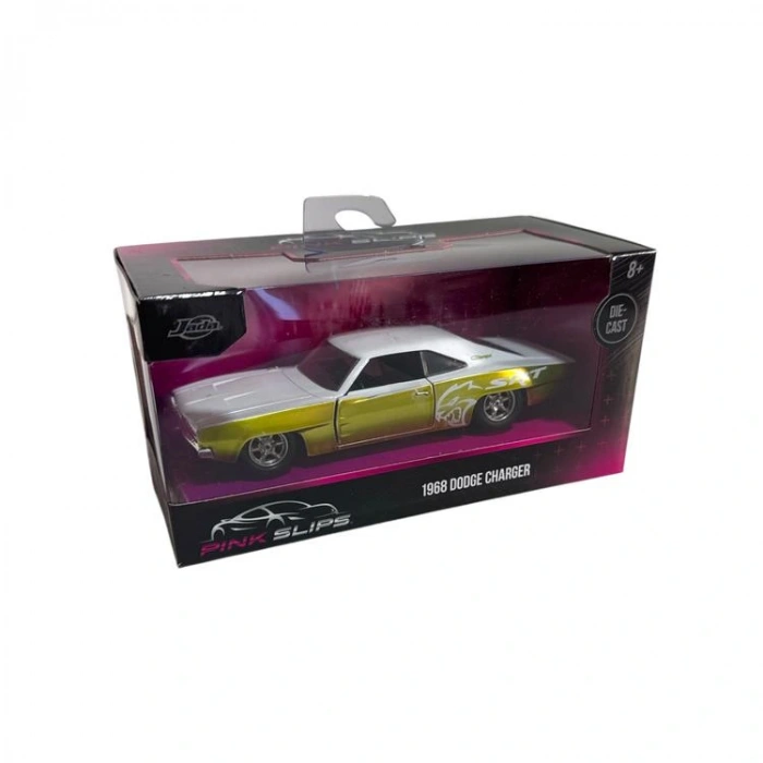 SİMBA JADA 3292000 PINK SLIPS 1:32  DIE CAST TEKLİ METAL MODEL ARABA PEMPE FİŞLER SERİ ARABA KUTULU 8+  (ADET)