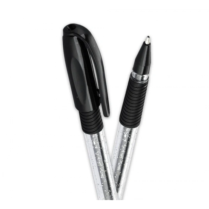 PENSAN GLITTER SİMLİ JEL KALEM SİYAH