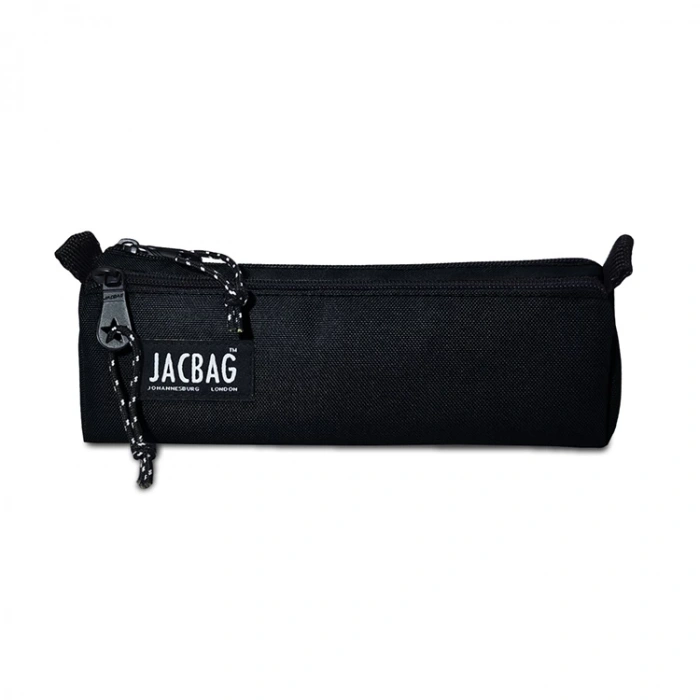 JACBAG DUAL PRIME JAC-02 ÜÇGEN ÇİFT BÖLMELİ KALEM ÇANTASI SİYAH