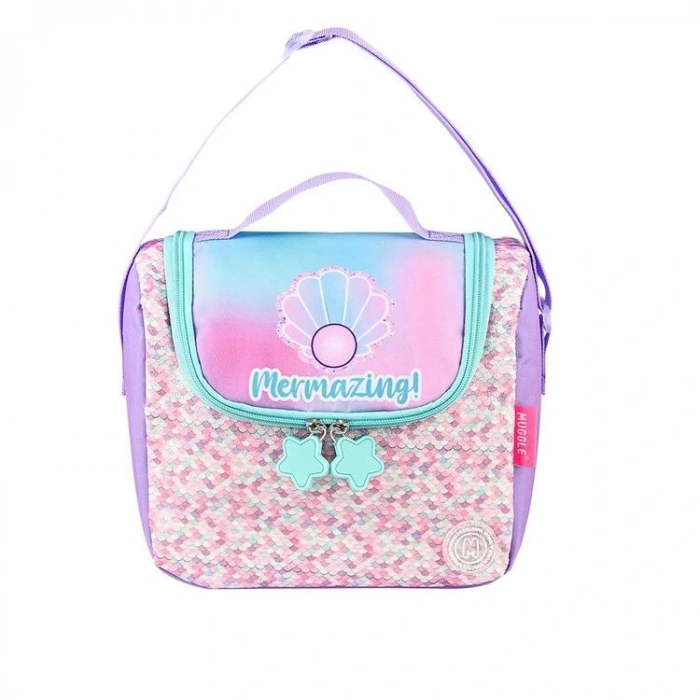 MUGGLE MU-5744 MERMAZING TEK GÖZLÜ BESLENME ÇANTASI - MOR