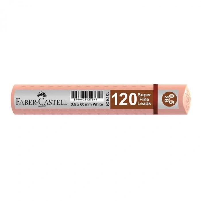 FABER CASTELL 120Lİ MİN 0.5 2B 60mm UÇ PASTEL TURUNCU TÜP -127683