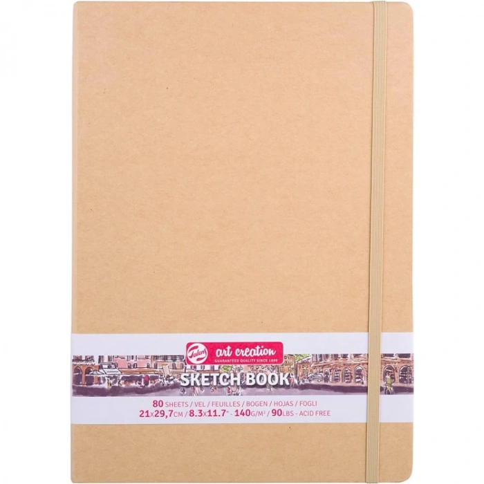 TALENS ART CREATION SKETCHBOOK 21X30cm 140 gr. 80 YP. ESKİZ DEFTERİ KRAFT - 9314433M