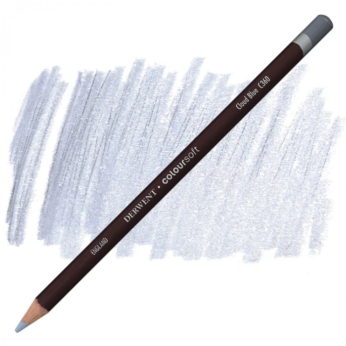 DERWENT COLOURSOFT - YUMUŞAK KURUBOYA KALEMİ- CLOUD BLUE C360