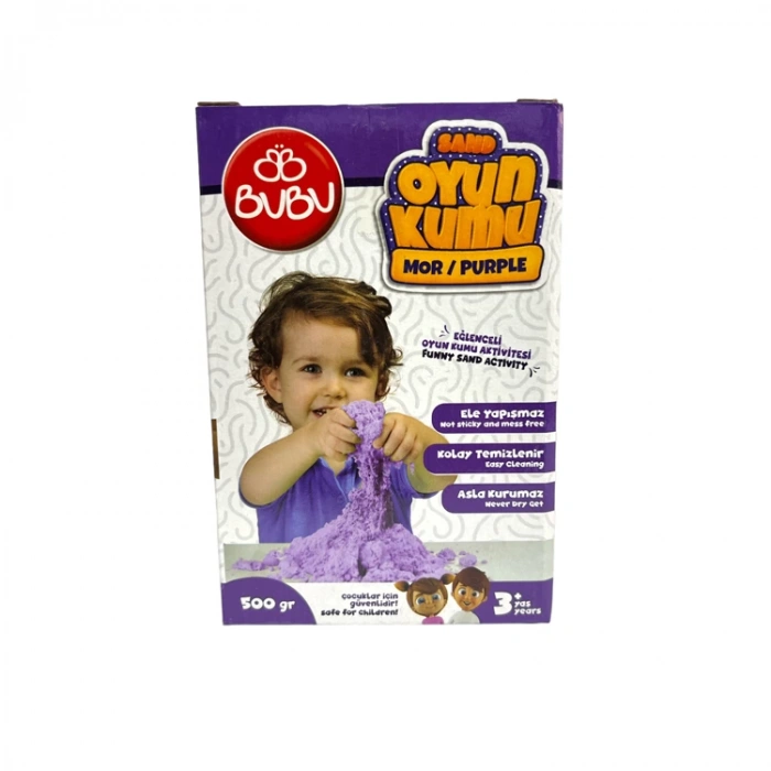 BU-BU OYUN KUMU 500 GR.MOR BUBU- KU0004