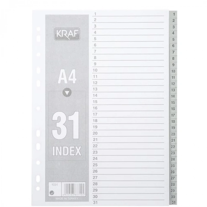 KRAF SEPARATÖR 1031 1-31 RAKAM