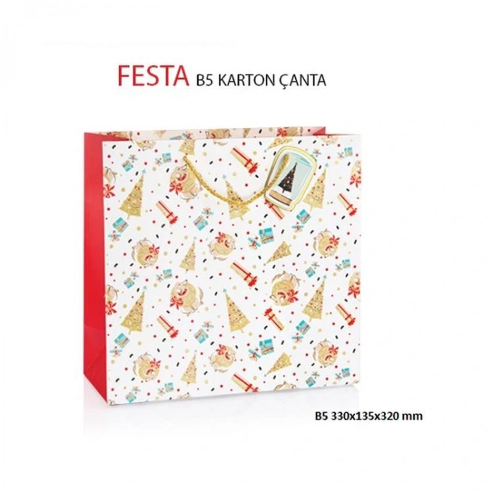 GIPTA B5 FESTA HEDİYELİK KARTON ÇANTA BG2763