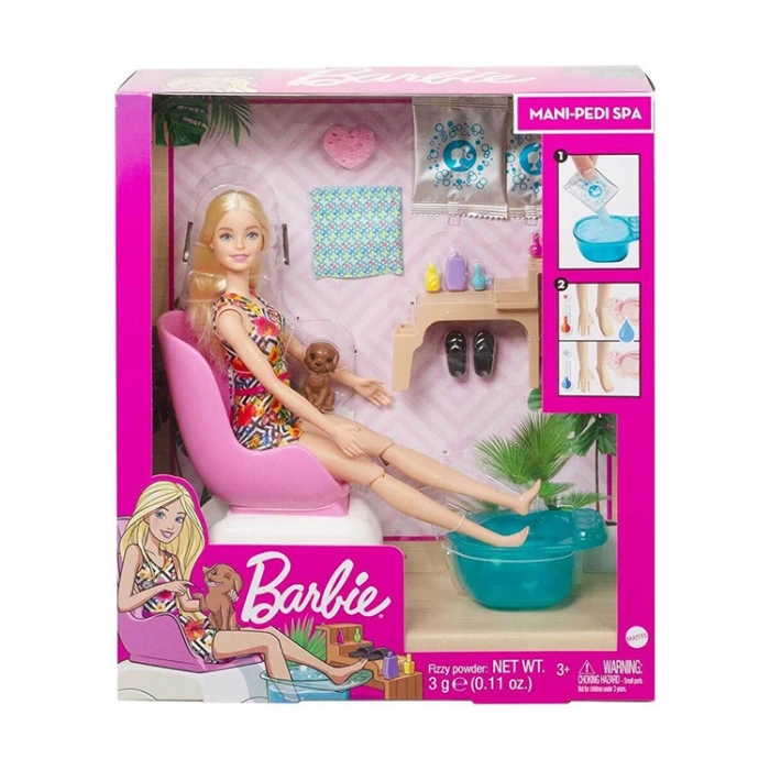 MATTEL GHN07 BARBIE SAĞLIKLI TIRNAK BAKIMI OYUN SETİ