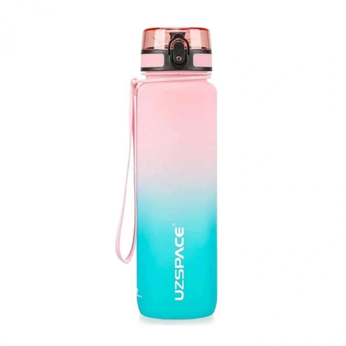 UZSPACE MATARA TRITAN 3026 500 ML PEMBE-TURKUAZ