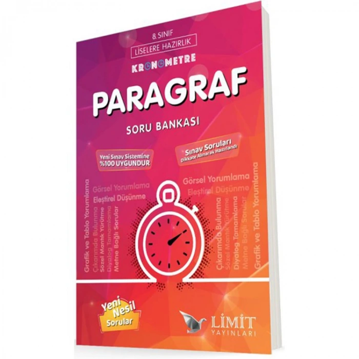 LİMİT 8. SINIF KRONOMETRE PARAGRAF SORU BANKASI