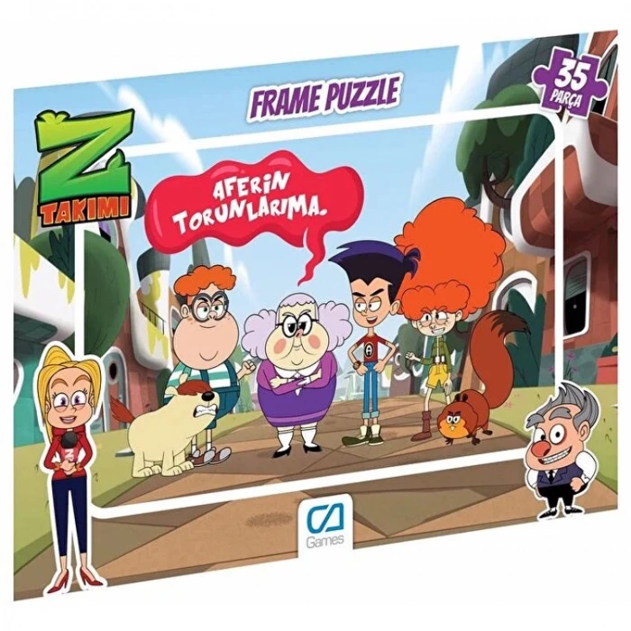 CA GAMES 5163-5164 Z TAKIMI FRAME PUZZLE/YAPBOZ 35 PARÇA
