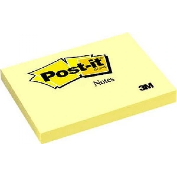 3M POST-IT 657 SARI YAPIŞKAN NOTLUK 76x102
